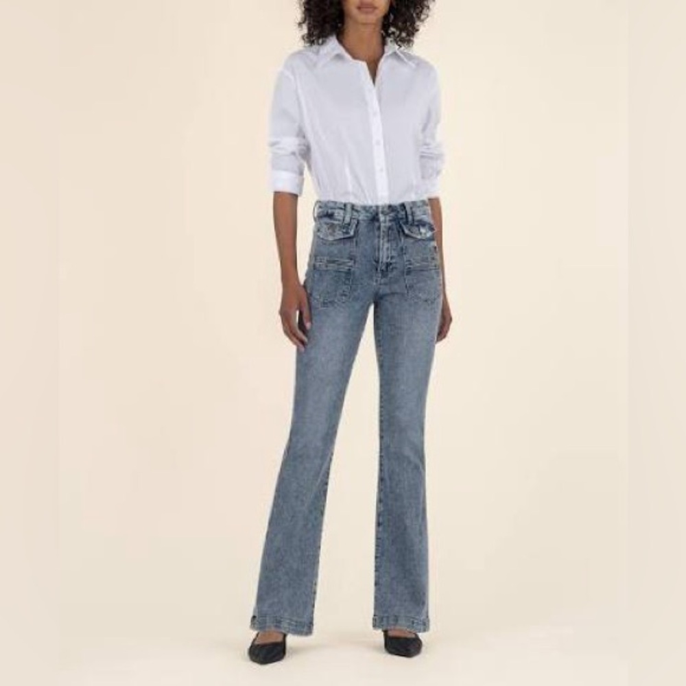 Kut from the Kloth Ana High Rise Flare, Challenger